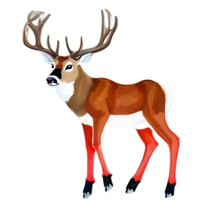 Buck With Majestic Rack Png 06252024 PNG image