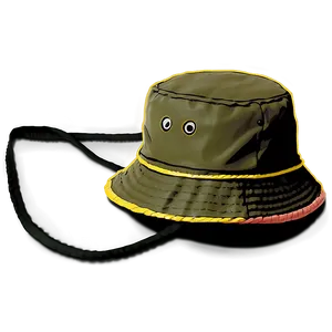 Bucket Hat With String Png 05252024 PNG image