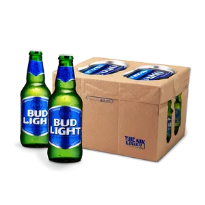 Bud Light 6 Pack PNG 05232024