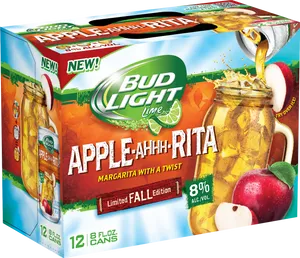 Bud Light Apple Ahhh Rita Fall Edition Packaging