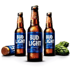 Bud Light Bottle Graphic Download Png 06272024 PNG image