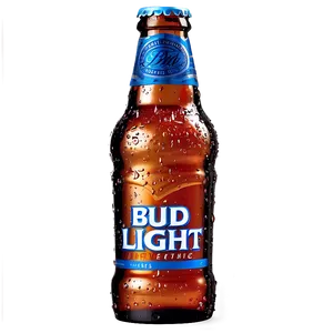 Bud Light Bottle Isolated Png 06272024 PNG image