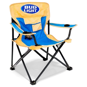 Bud Light Camping Chair PNG Vab33 PNG