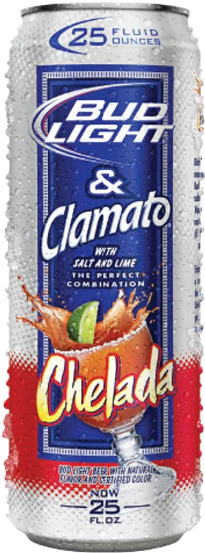 Bud Light Clamato Chelada Can PNG image