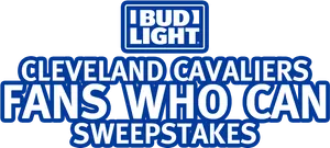 Bud Light Cleveland Cavaliers Fans Sweepstakes PNG