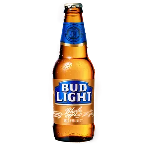 Bud Light Golden Wheat Bottle PNG Tep PNG