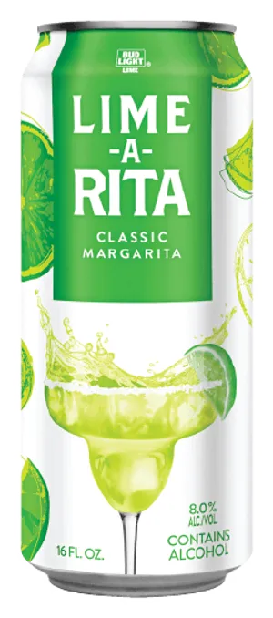 Bud Light Lime A Rita Can PNG image