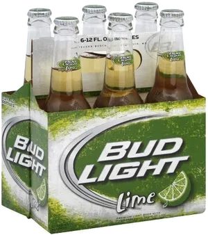 Bud Light Lime Beer Pack PNG