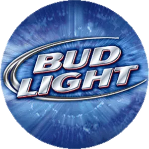 Bud Light Logo Blue Background