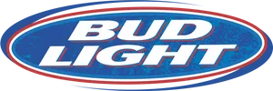 Bud Light Logo Blue Background PNG