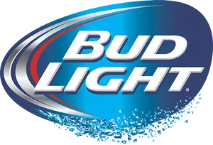 Bud Light Logowith Splash PNG image