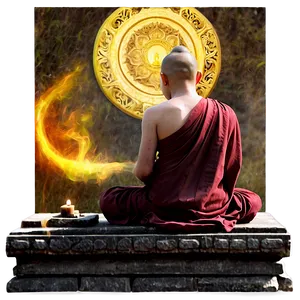 Buddhist Compassion Art Png 06262024 PNG image