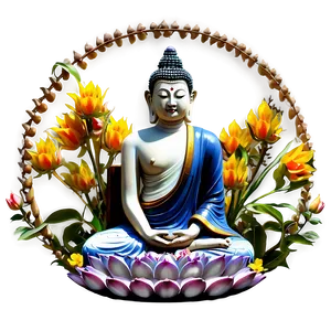 Buddhist Compassion Art Png 10 PNG image