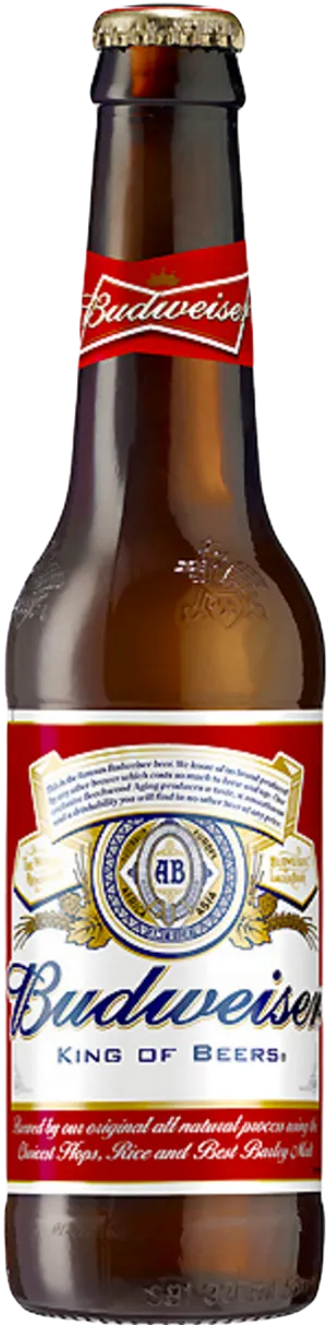 Budweiser Beer Bottle PNG image