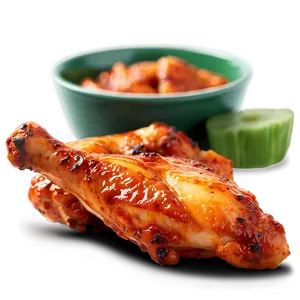 Buffalo Grilled Chicken Wings PNG 06262024