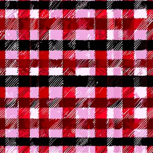Buffalo Plaid Digital Paper PNG Man