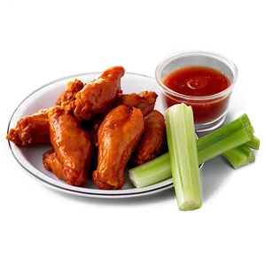 Buffalo Wings And Celery Png Hum PNG image