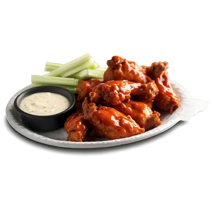 Buffalo Wings Dinner Png 06282024 PNG image