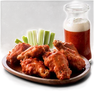 Buffalo Wings With Ranch Png 20 PNG image