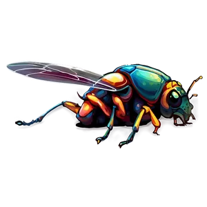 Bug With Wings PNG Afo