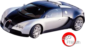 Bugatti Veyron Side View