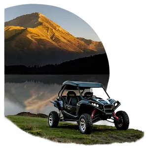 Buggy At Sunrise On A Mountain PNG Dan77