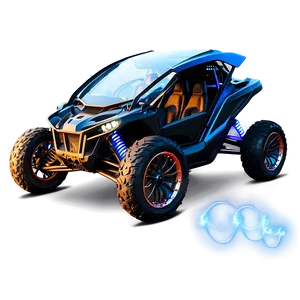 Buggy With Led Lights At Night PNG Gno