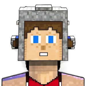 Build Your Steve Head Minecraft Png 06282024 PNG image