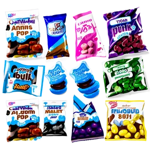 Bulk Candy Assortment PNG Wrt99