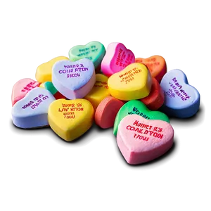 Bulk Conversation Hearts PNG Cyw47 PNG