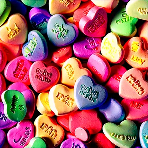 Bulk Conversation Hearts PNG Eva47 PNG