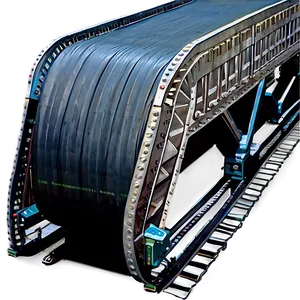 Bulk Material Handling Conveyor Belt Png Phk34 PNG image