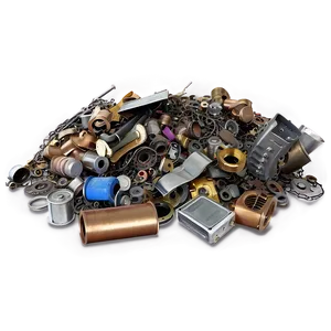 Bulk Scrap Metal Collection Png 06292024 PNG image