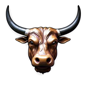 Bull Head In Color PNG Aly