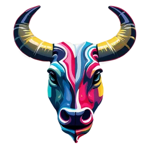 Bull Head Street Art PNG 88 PNG