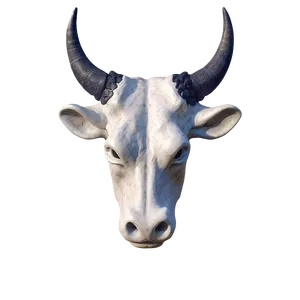Bull Head With Horns PNG 06132024