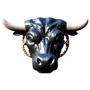 Bull Head With Ring PNG Jvl