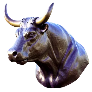 Bull Head With Text PNG 06132024