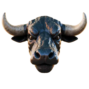 Bull Head With Text PNG Fmb