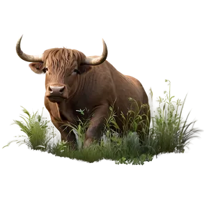 Bull In Nature Scene Png 83 PNG image