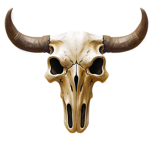 Bull Skull Illustration Png 06122024 PNG image