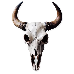 Bull Skull In Gothic Style Png 06122024 PNG image