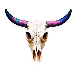 Bull Skull In Space Theme PNG Lco PNG