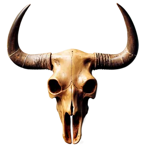 Bull Skull With Crossed Arrows PNG 06122024