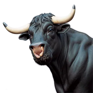 Bull With Ring In Nose PNG Qqb42