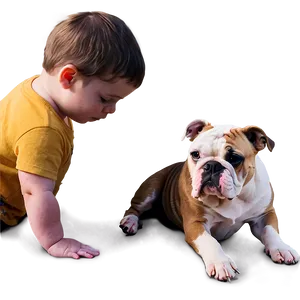 Bulldogs And Babies Friendship PNG 70 PNG