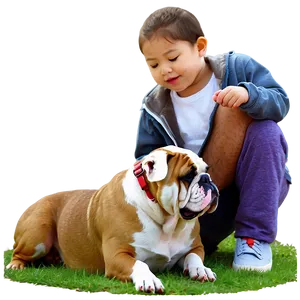 Bulldogs And Their Human Families Png Cct PNG image