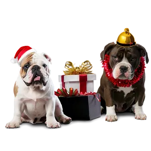 Bulldogs Celebrating Holidays PNG 14 PNG