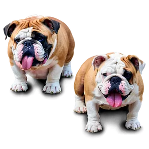 Bulldogs Enjoying Lazy Days PNG Txp