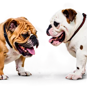 Bulldogs In A Playful Fight Png 06252024 PNG image